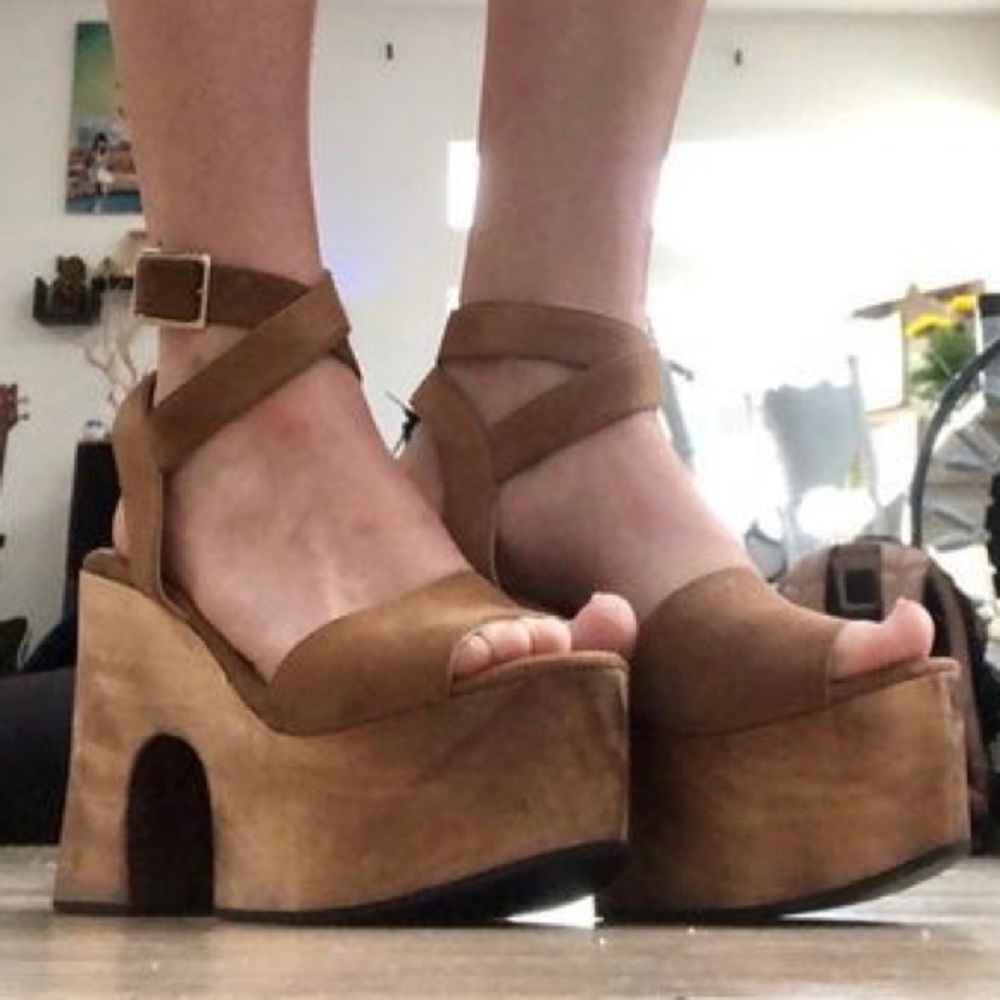 Unique wooden platforms